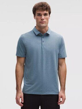 Lululemon New Classic-Fit Short Sleeve Polo XXL NWT Blue